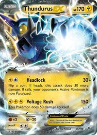 Thundurus EX (26) - XY - Roaring Skies (ROS)