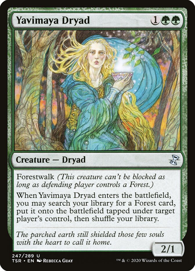Yavimaya Dryad (247) - Time Spiral Remastered (TSR)