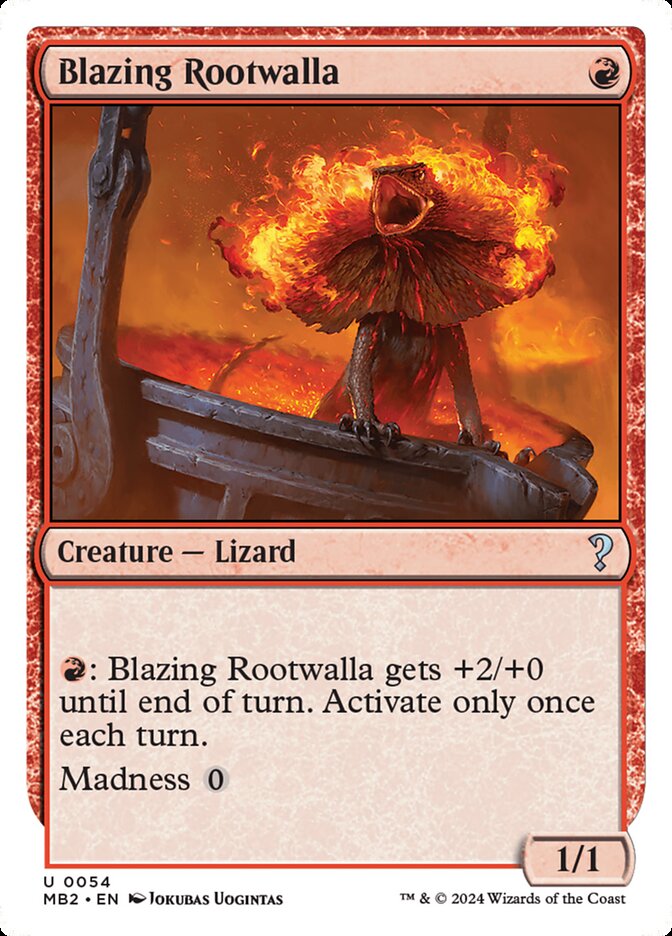 Blazing Rootwalla (54) - Mystery Booster 2 (MB2)