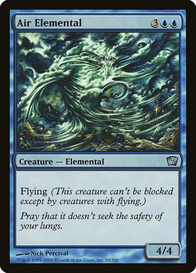 Air Elemental (58) - Ninth Edition (9ED)