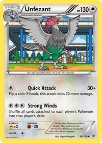 Unfezant (80) - XY - Roaring Skies (ROS)