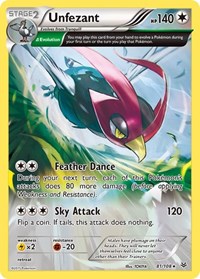 Unfezant 81 Delta (81) - XY - Roaring Skies (ROS)