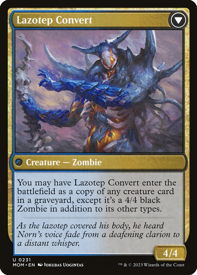 Invasion of Amonkhet // Lazotep Convert (231) - March of the Machine (MOM)