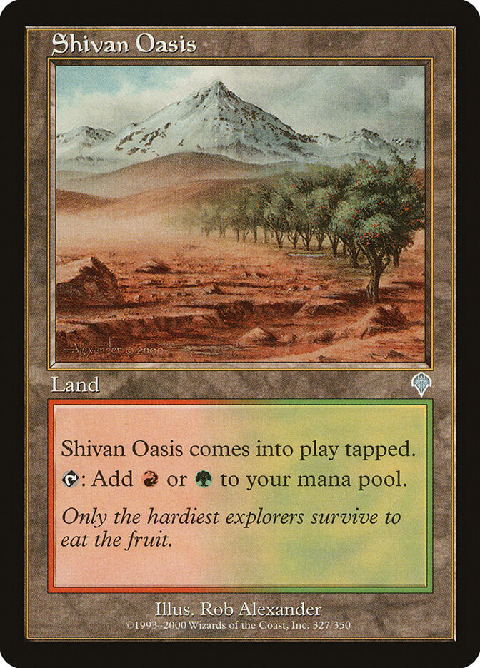 Shivan Oasis (327) - Invasion (INV)