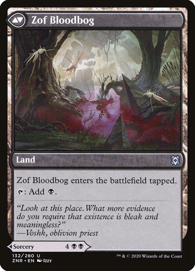 Zof Consumption // Zof Bloodbog (132) - Zendikar Rising (ZNR)