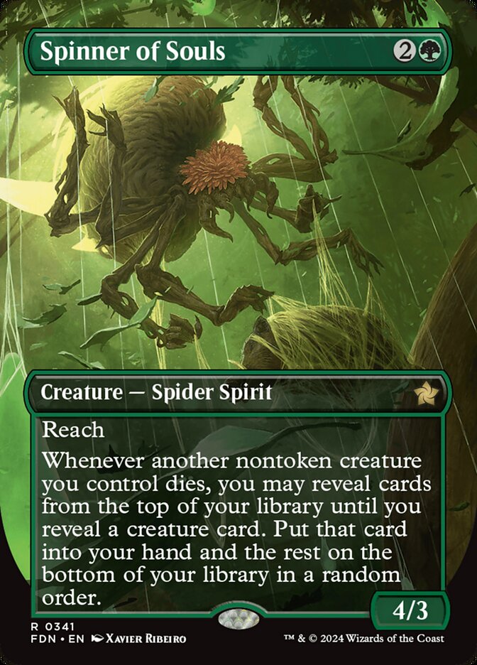 Spinner of Souls - [Foil, Borderless] Foundations (FDN)