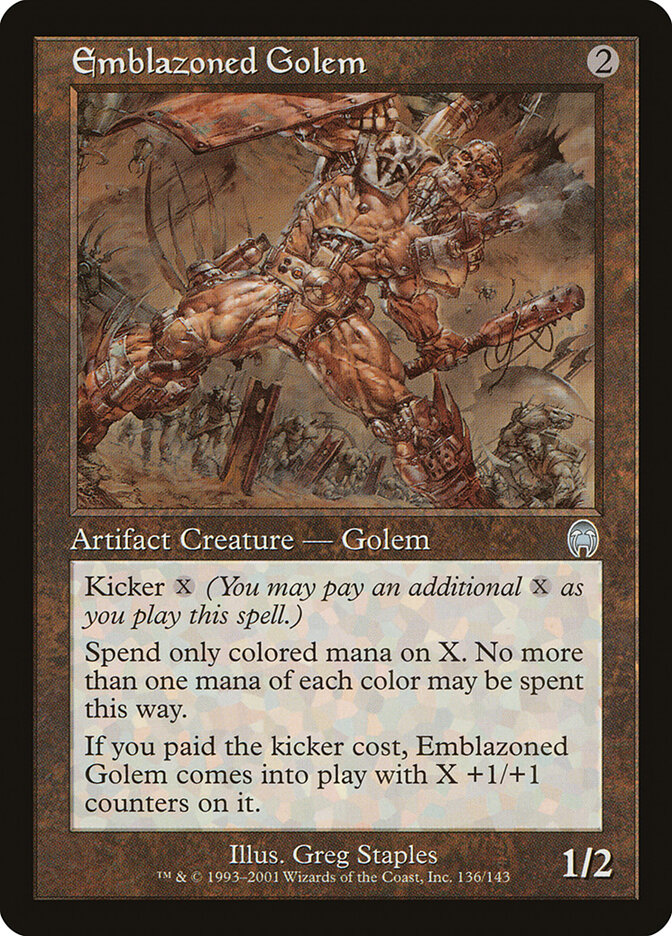 Emblazoned Golem (136) - Apocalypse (APC)