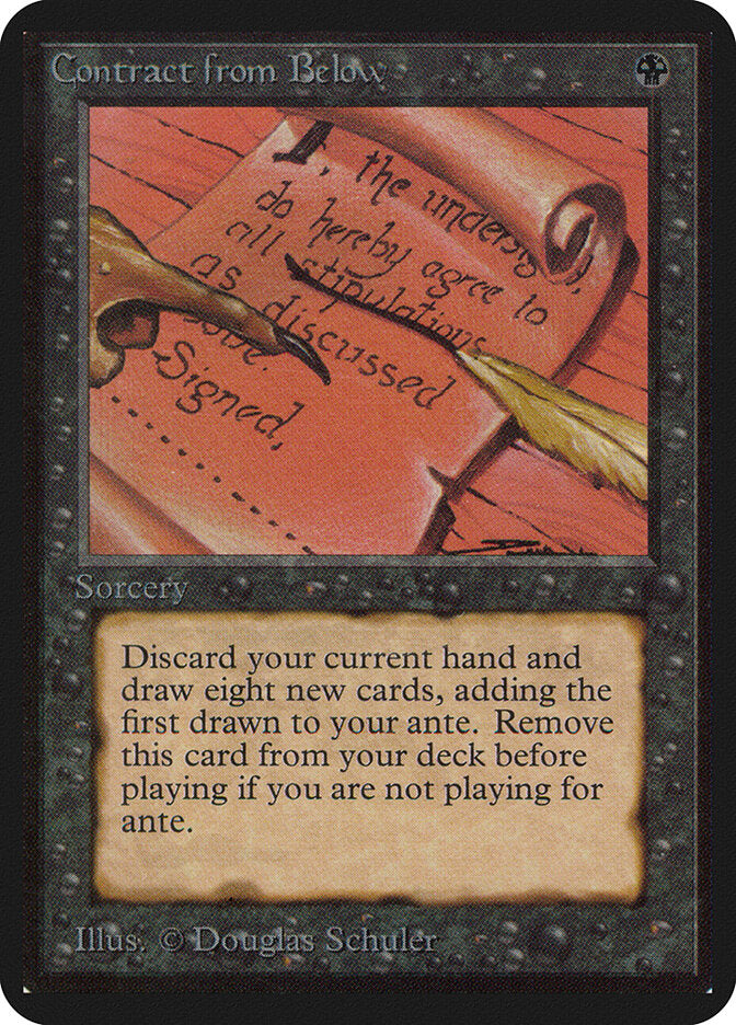 Contract from Below (96) - Limited Edition Alpha (LEA)
