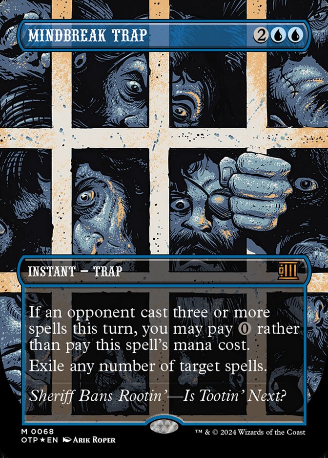Mindbreak Trap - [Textured Foil, Borderless] Breaking News (OTP)