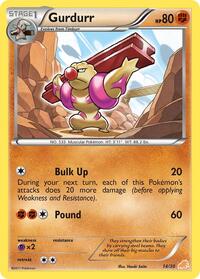 Gurdurr (14) - BW Trainer Kit: Excadrill & Zoroark (BLW)