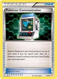 Pokemon Communication (Excadrill) (24) - BW Trainer Kit: Excadrill & Zoroark (BLW)