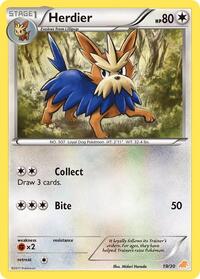 Herdier (19) - BW Trainer Kit: Excadrill & Zoroark (BLW)
