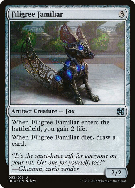 Filigree Familiar (53) - Duel Decks: Elves vs. Inventors (DDU)