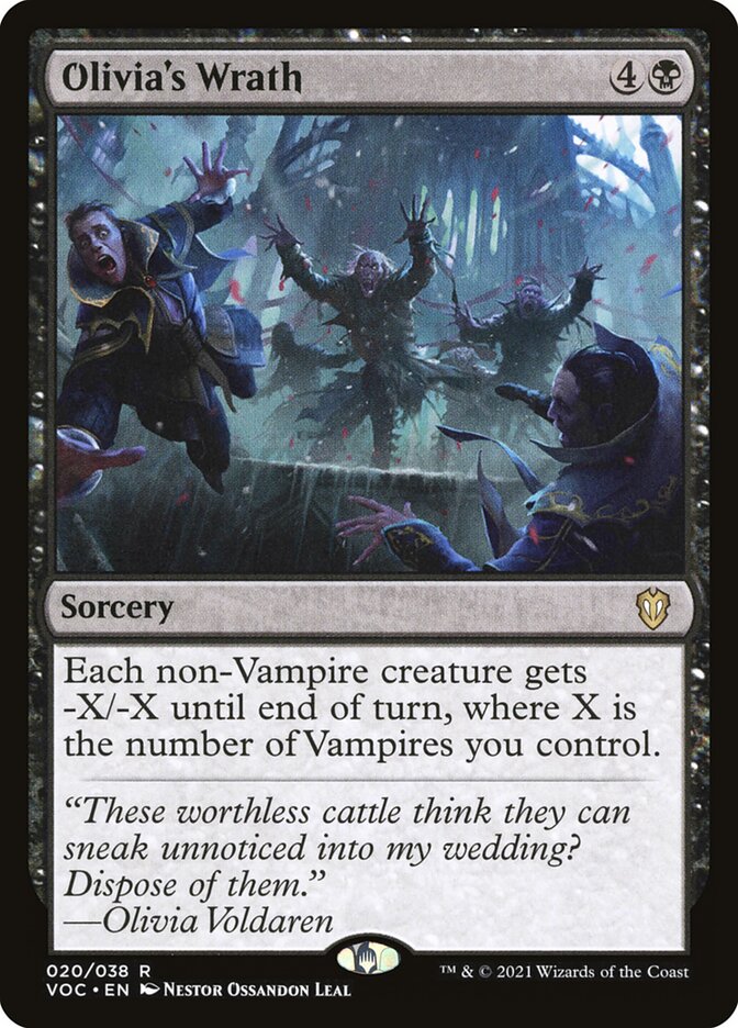 Olivia's Wrath (20) - Crimson Vow Commander (VOC)