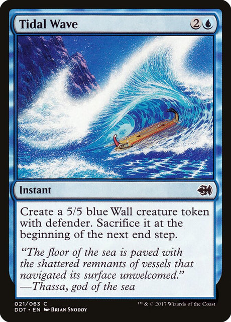 Tidal Wave (21) - Duel Decks: Merfolk vs. Goblins (DDT)