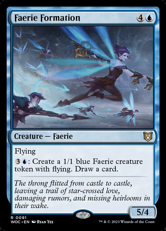 Faerie Formation (91) - Wilds of Eldraine Commander (WOC)
