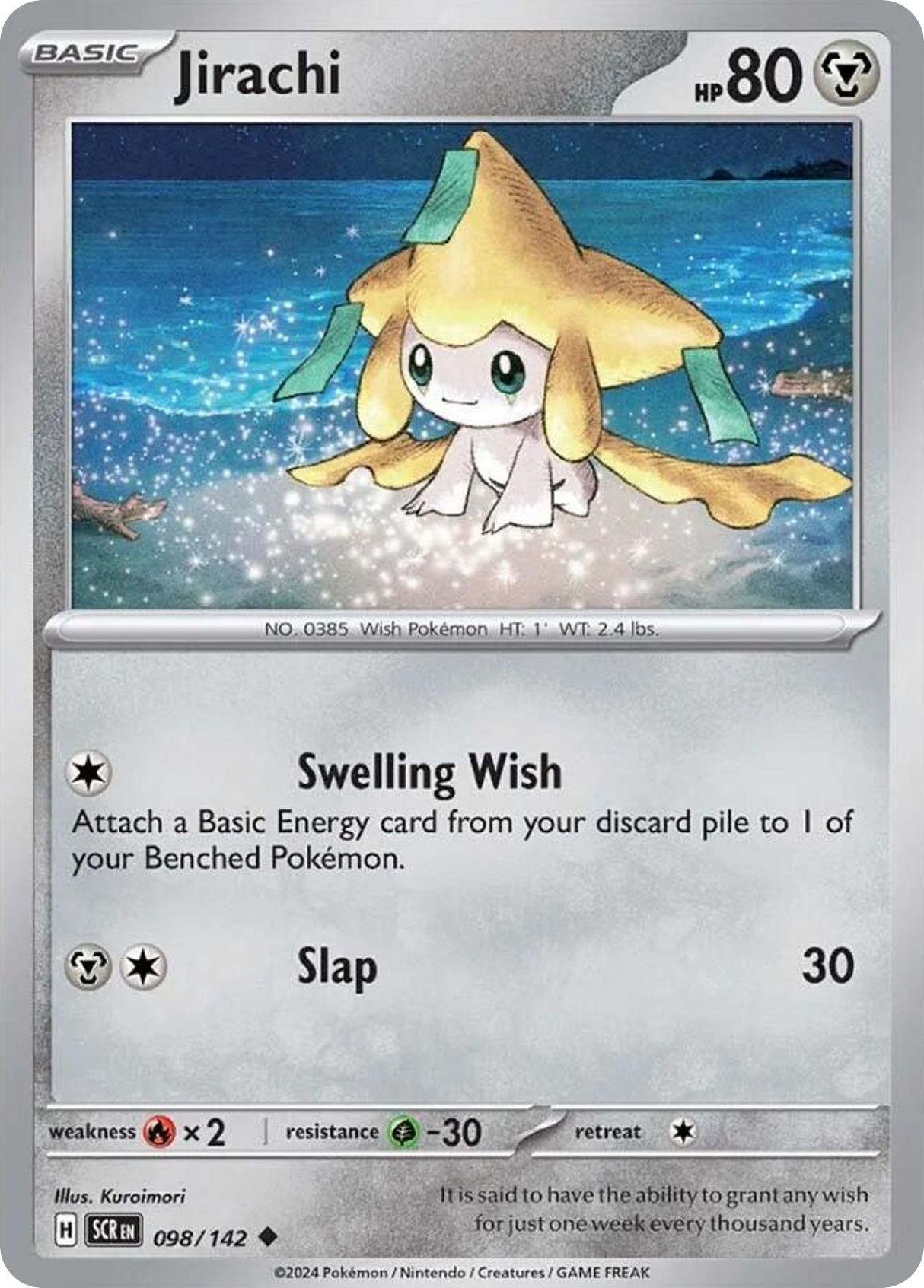 Jirachi (98/142) - [Reverse Holo] Stellar Crown (SCR)