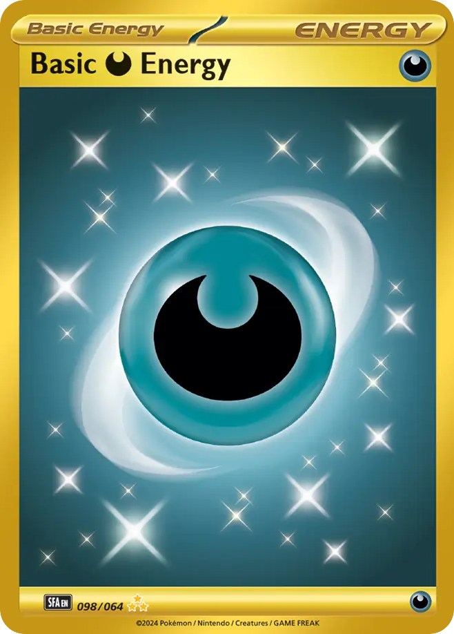 pokemon golden energy card Basic Darkness Energy (98/64)