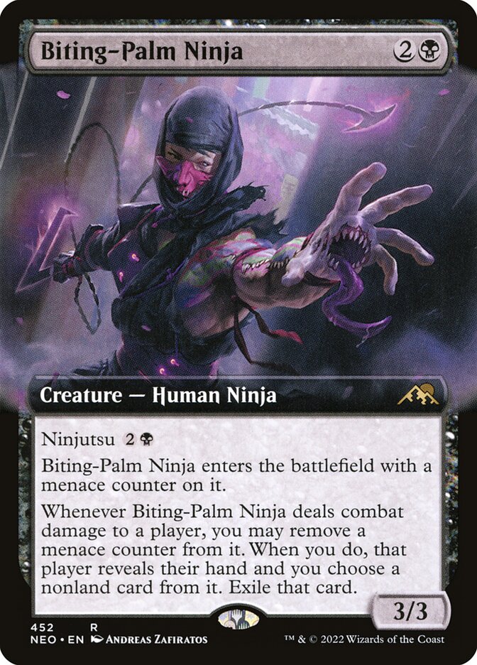 Biting-Palm Ninja (452) - Kamigawa: Neon Dynasty (NEO)