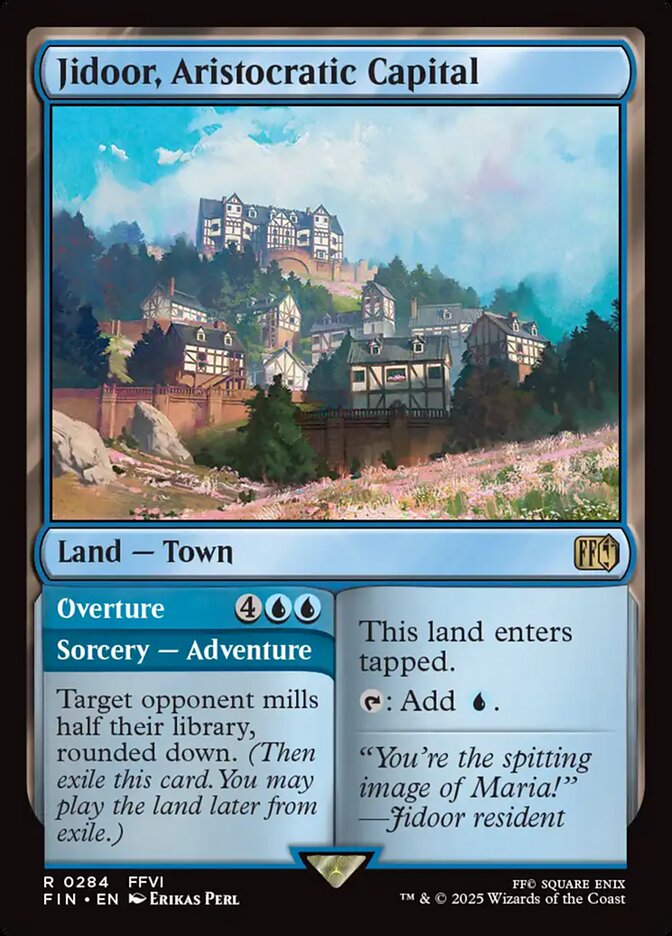 Jidoor, Aristocratic Capital // Overture (284) - [Foil] Final Fantasy (FIN)