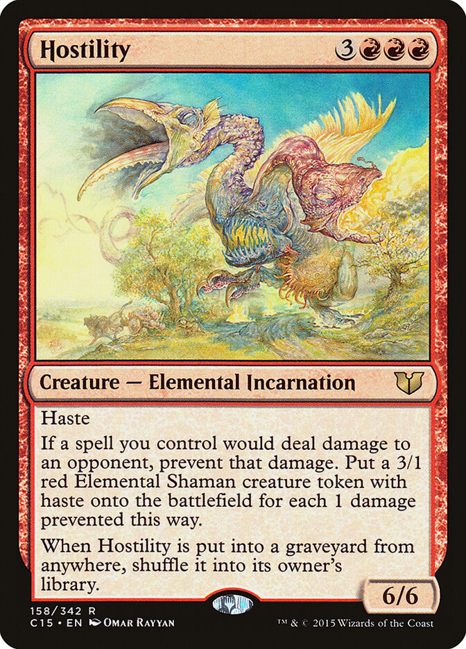 Hostility (158) - Commander 2015 (C15)