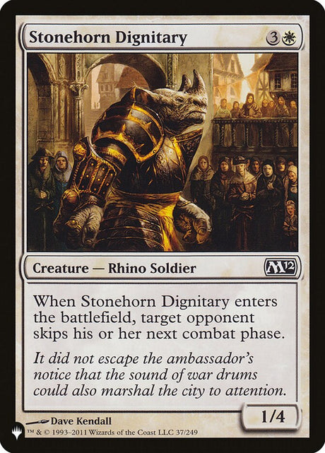 Stonehorn Dignitary (M12-37) - The List (PLST)