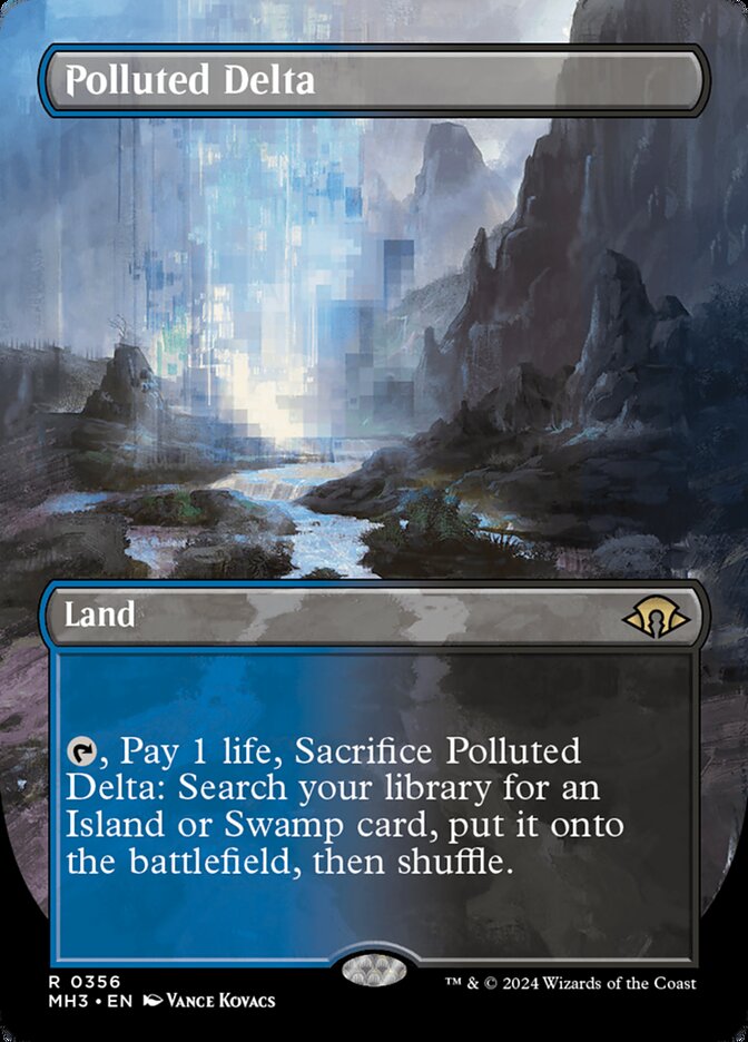Polluted Delta - [Foil, Borderless] Modern Horizons 3 (MH3)