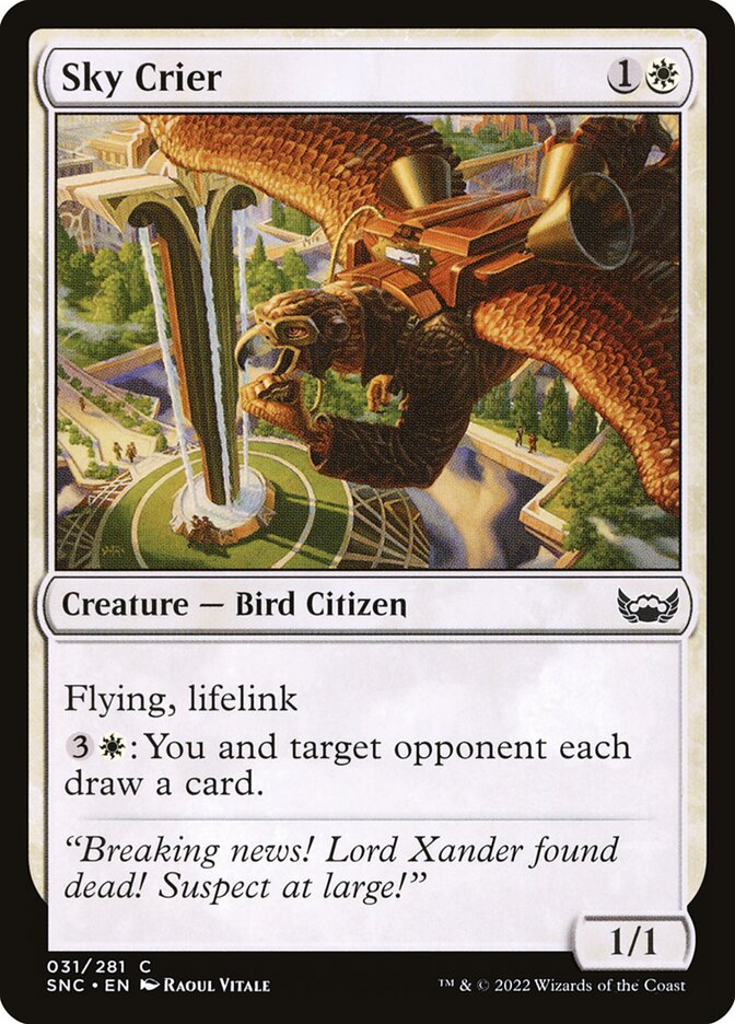 Sky Crier (31) - Streets of New Capenna (SNC)