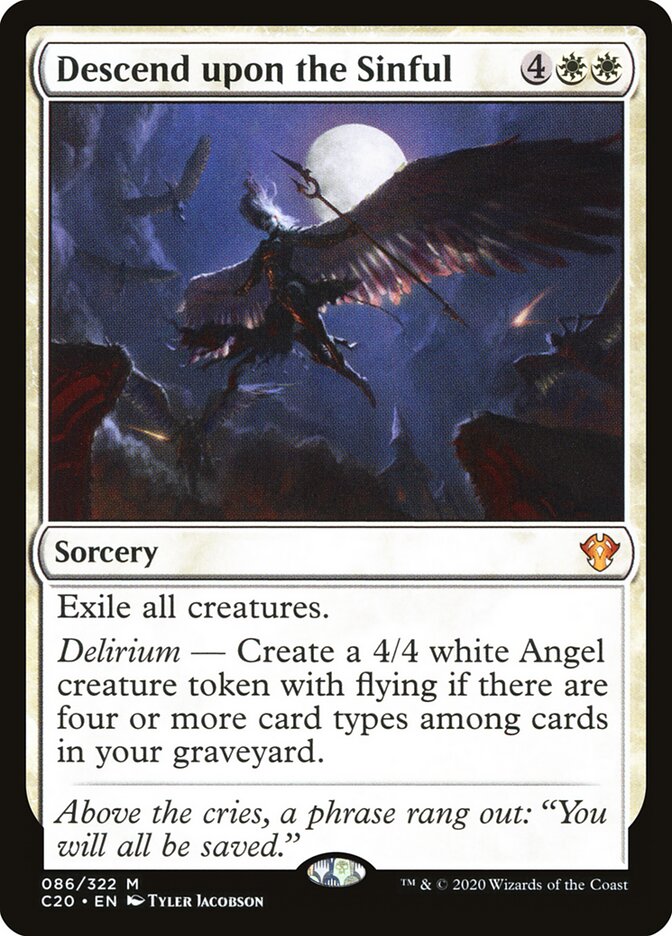 Descend upon the Sinful (86) - Commander 2020 (C20)