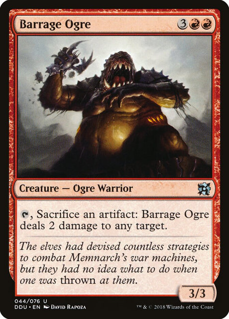 Barrage Ogre (44) - Duel Decks: Elves vs. Inventors (DDU)
