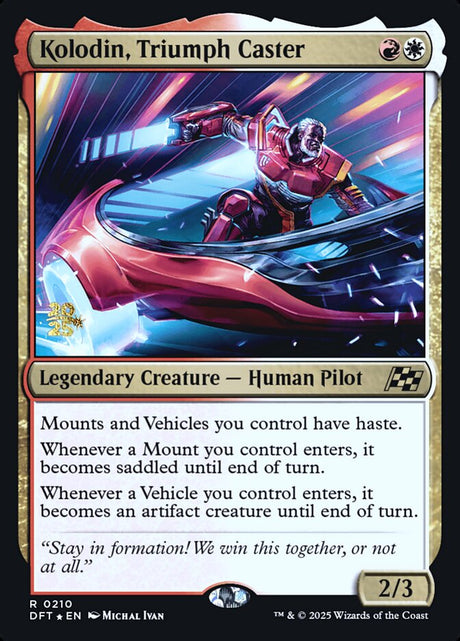 Kolodin, Triumph Caster (210s) - Aetherdrift Promos (PDFT)