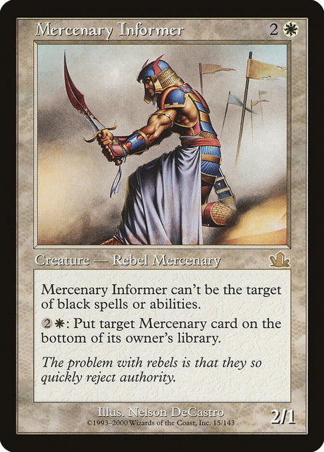 Mercenary Informer (15) - Prophecy (PCY)
