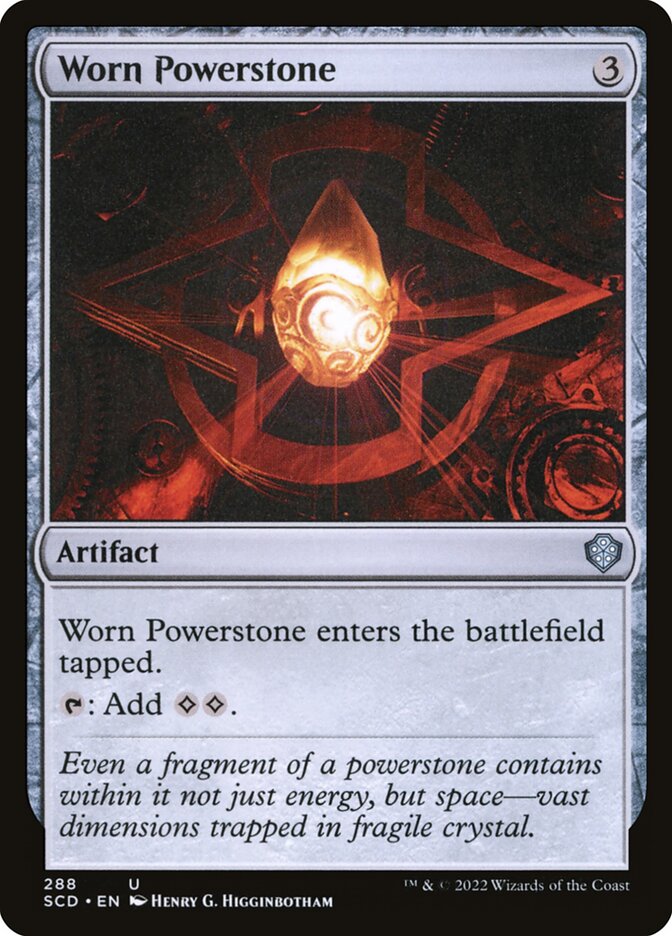 Worn Powerstone (288) - Starter Commander Decks (SCD)