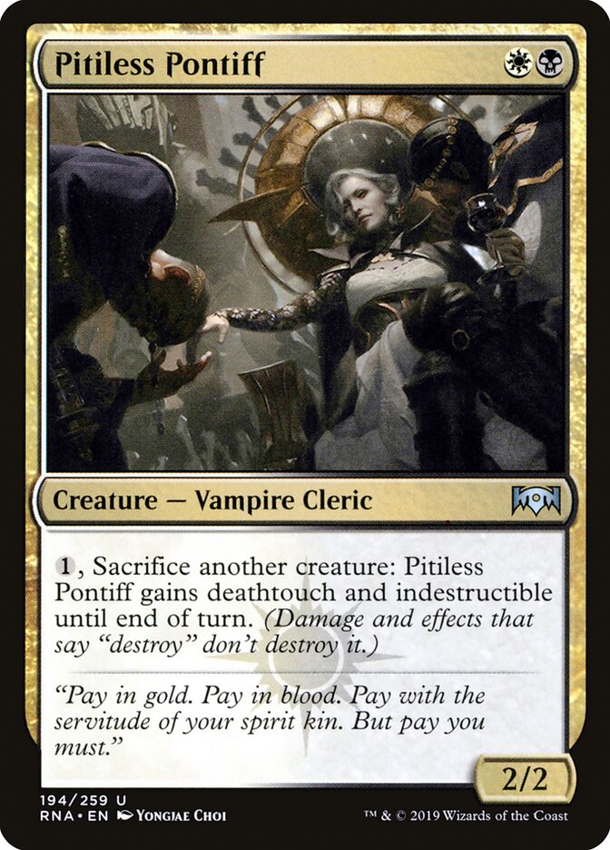 Pitiless Pontiff (194) - Ravnica Allegiance (RNA)