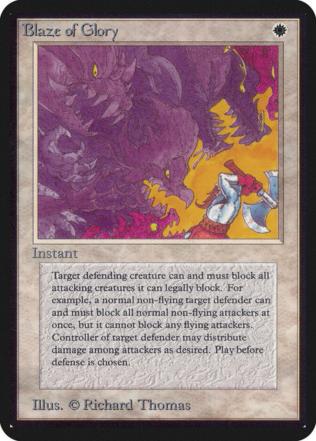 Blaze of Glory (6) - Limited Edition Alpha (LEA)