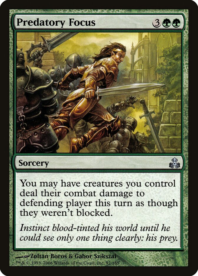Predatory Focus (92) - Guildpact (GPT)