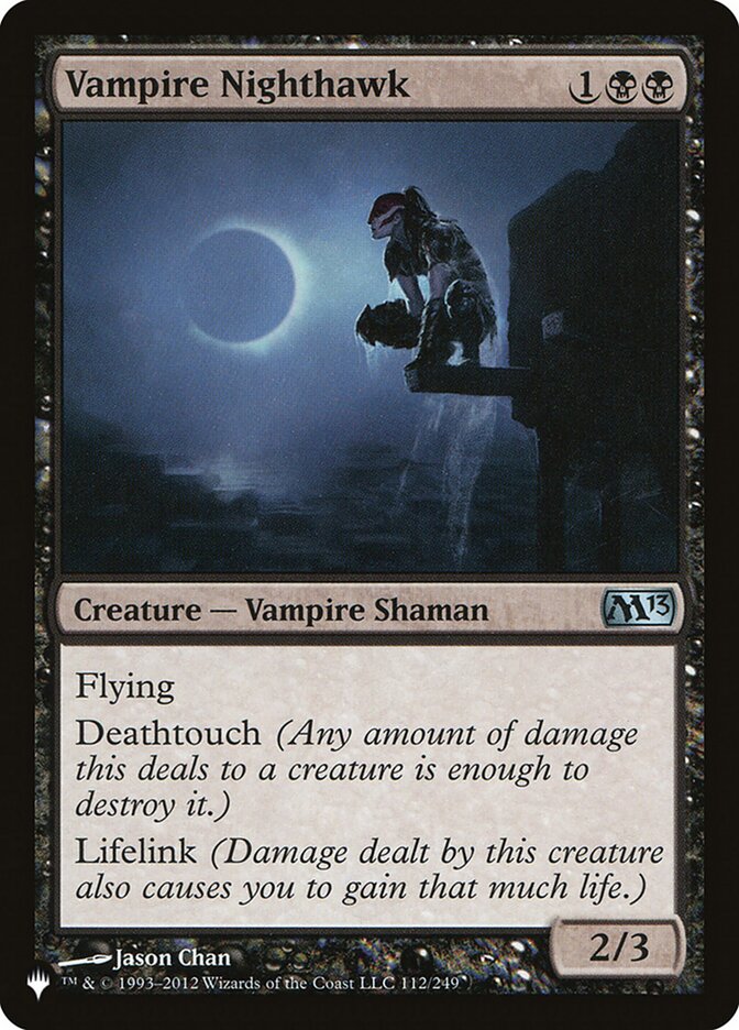 Vampire Nighthawk (M13-112) - The List (PLST)