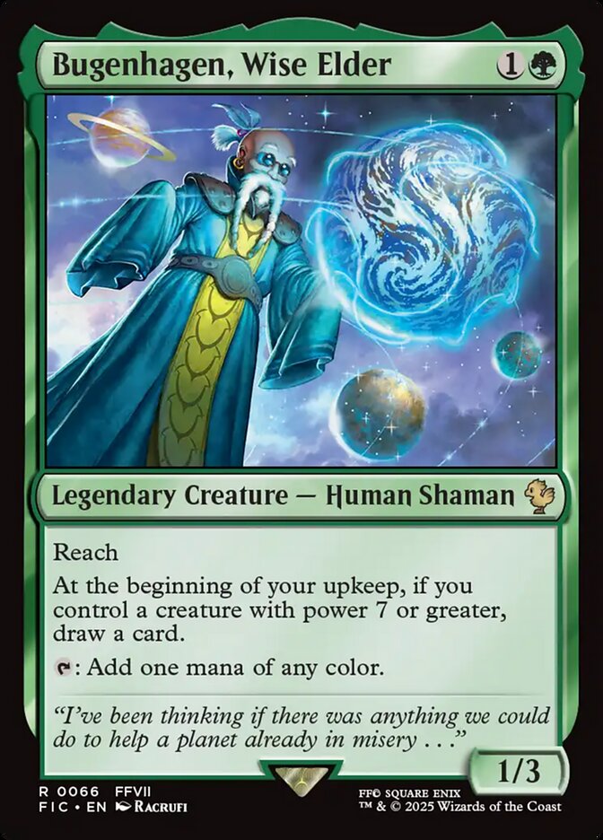 Bugenhagen, Wise Elder (66) - [Surge Foil] Final Fantasy Commander (FIC)