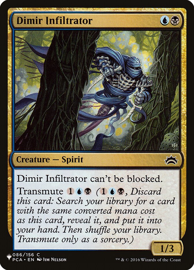 Dimir Infiltrator (PCA-86) - The List (PLST)