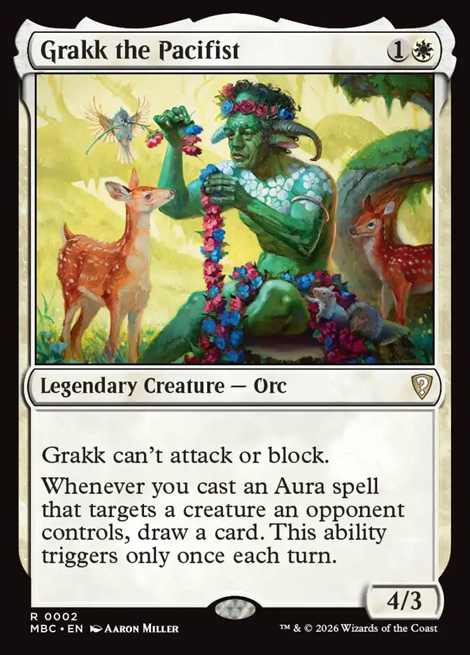 Grakk the Pacifist (2) - Mystery Booster Commander Edition (MBC)