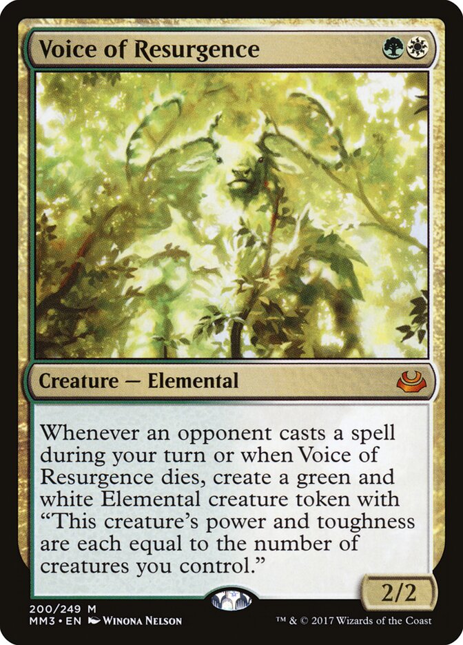 Voice of Resurgence (200) - Modern Masters 2017 (MM3)