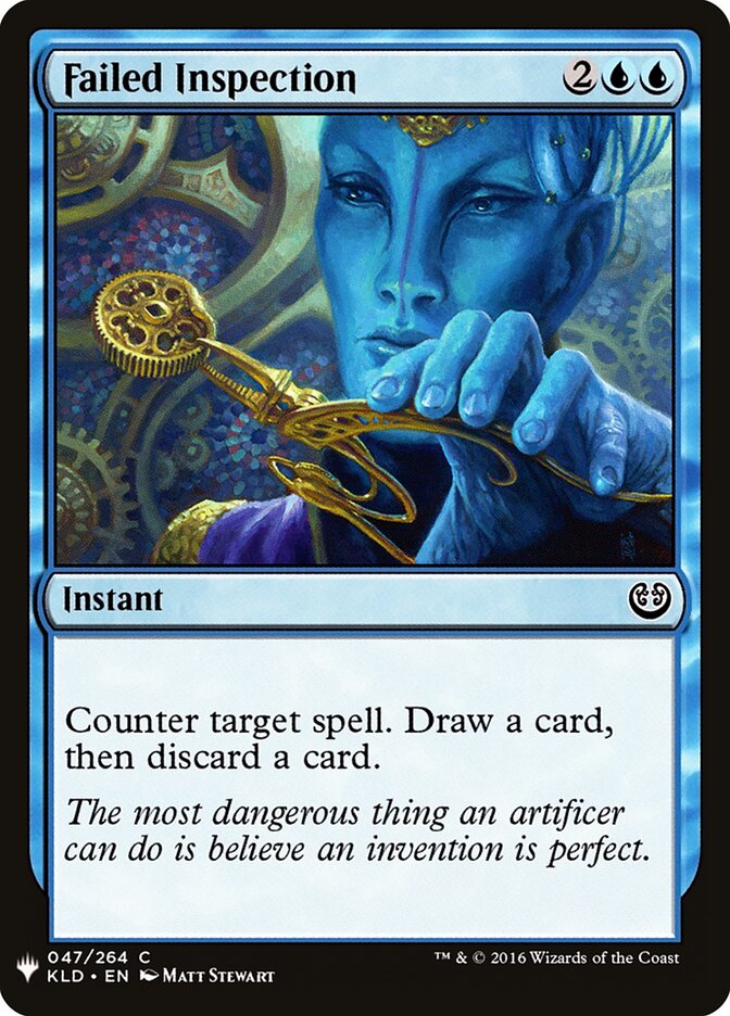 Failed Inspection (KLD-47) - The List (PLST)