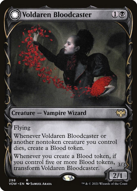 Voldaren Bloodcaster // Bloodbat Summoner (298) - Innistrad: Crimson Vow (VOW)