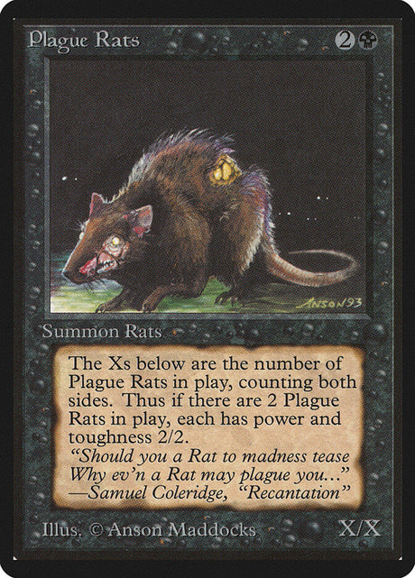 Plague Rats (122) - Limited Edition Beta (LEB)
