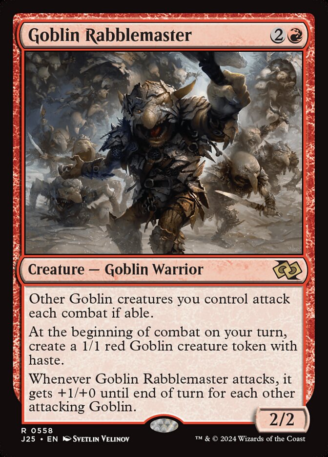 Goblin Rabblemaster (558) - Foundations Jumpstart (J25)