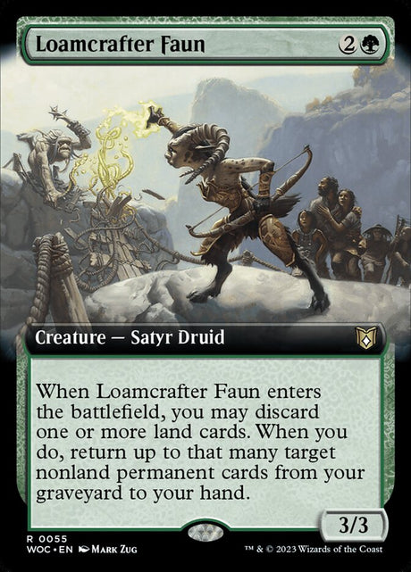 Loamcrafter Faun (55) - Wilds of Eldraine Commander (WOC)