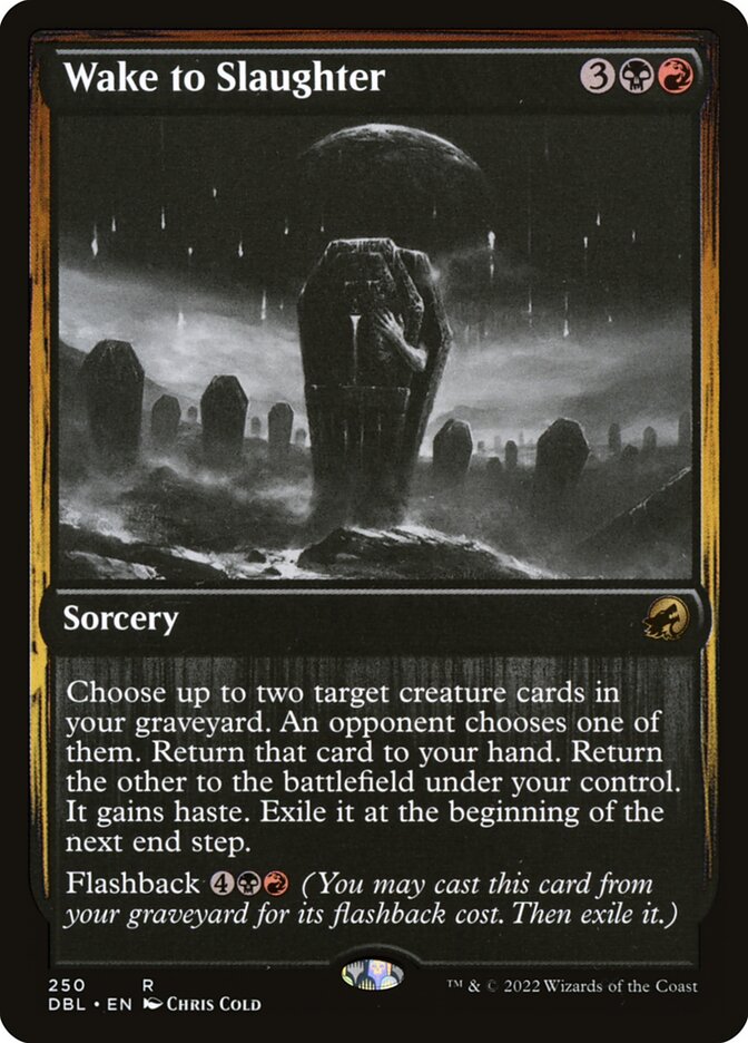 Wake to Slaughter - [Foil] Innistrad: Double Feature (DBL)