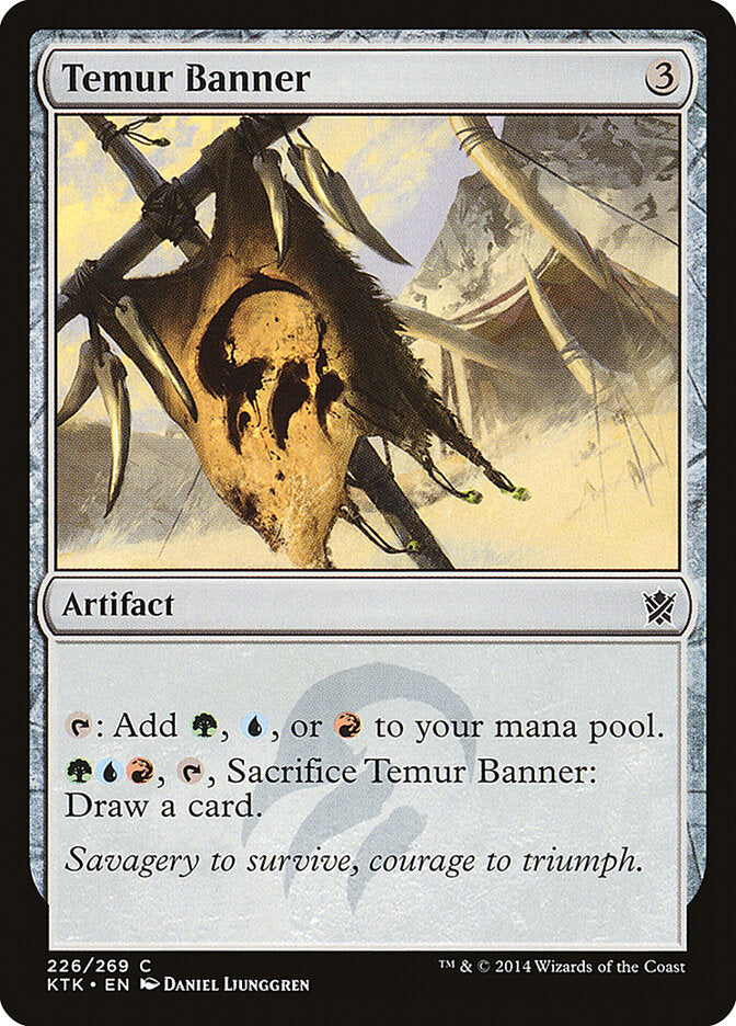 Temur Banner (226) - Khans of Tarkir (KTK)