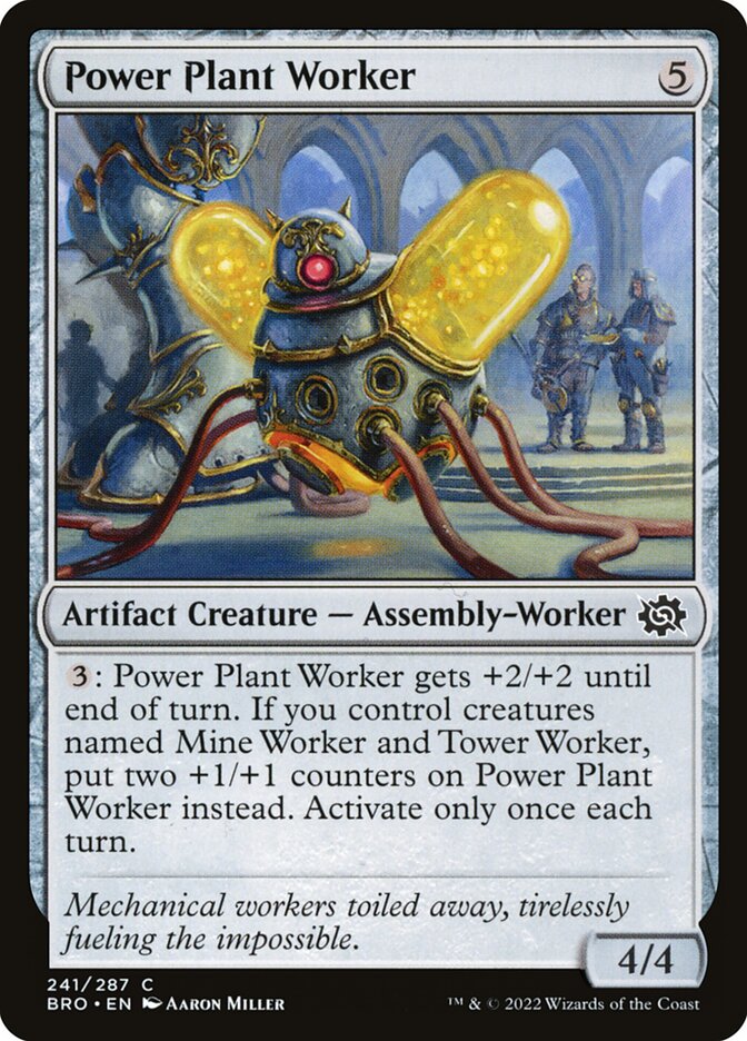 Power Plant Worker (241) - The Brothers' War (BRO)