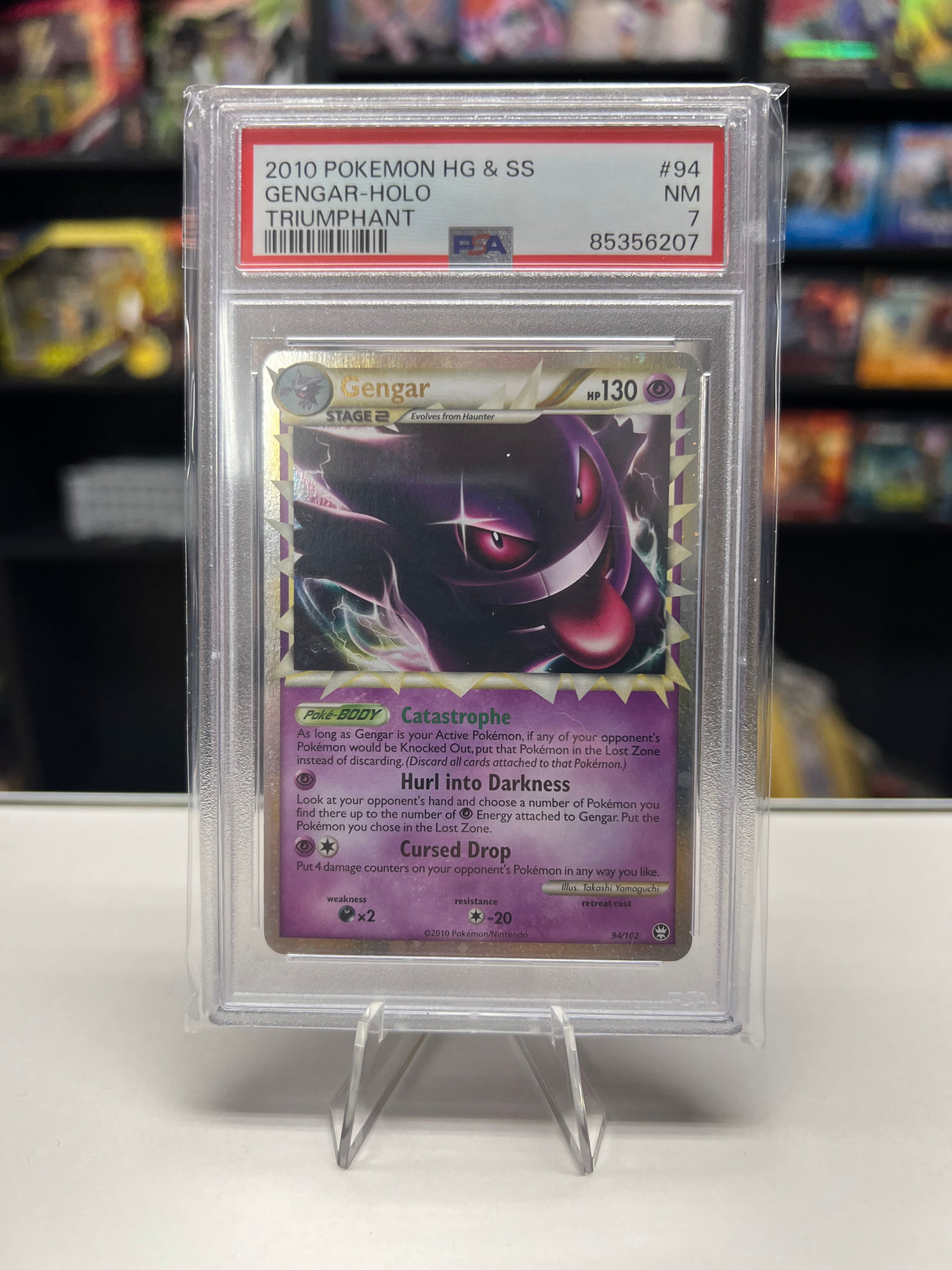 Gengar (Prime) - [Holo, Graded PSA 7] Triumphant (TM)